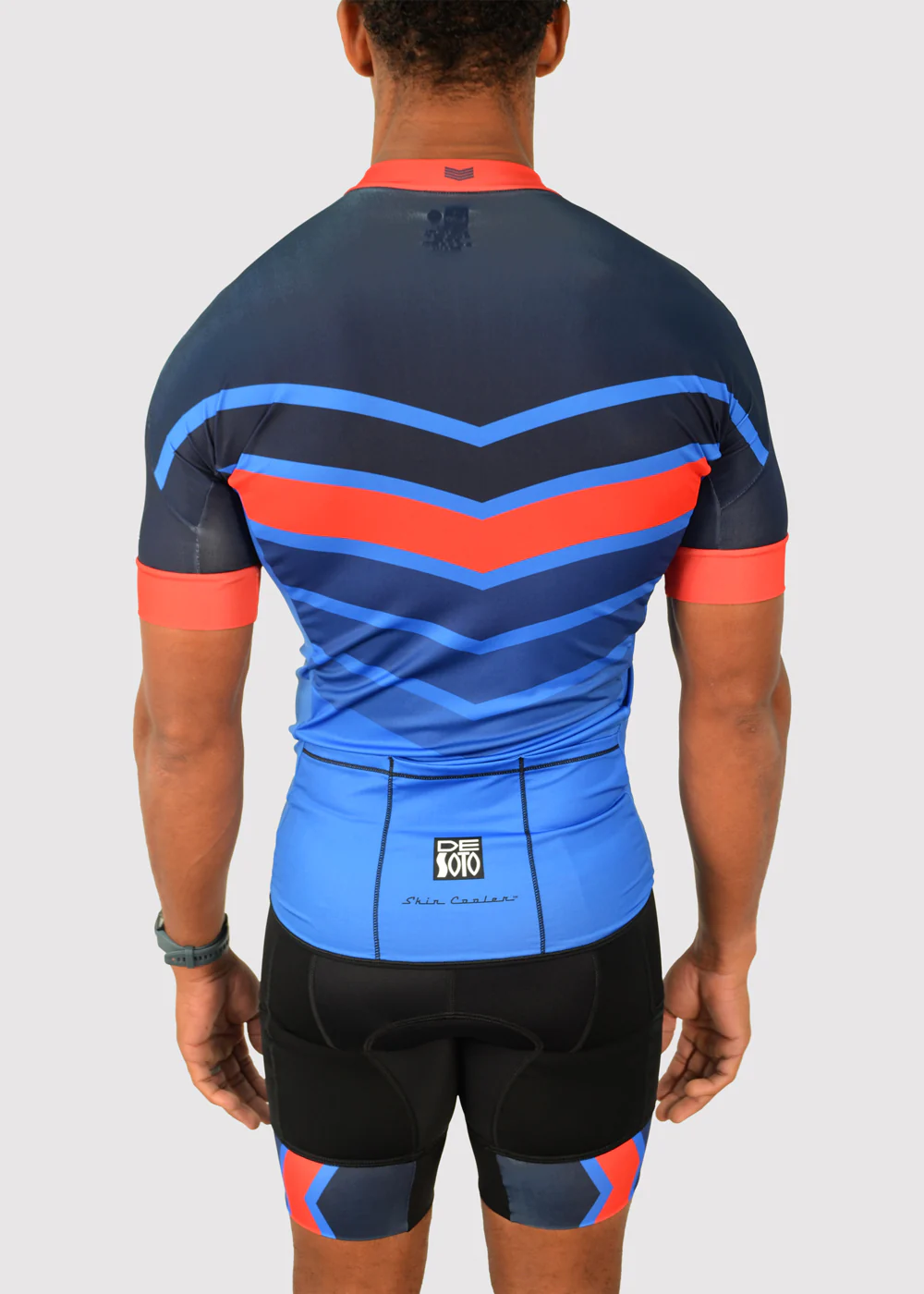 Men's Skin Cooler Full Zip Top - Chevron - Size Small - Image 13