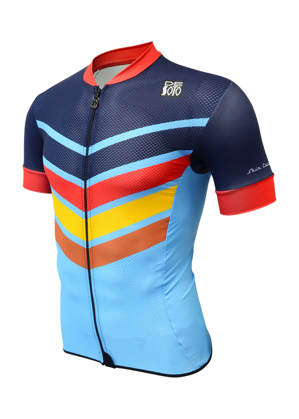 Men's Skin Cooler Full Zip Top - Chevron - Size Small - Image 6