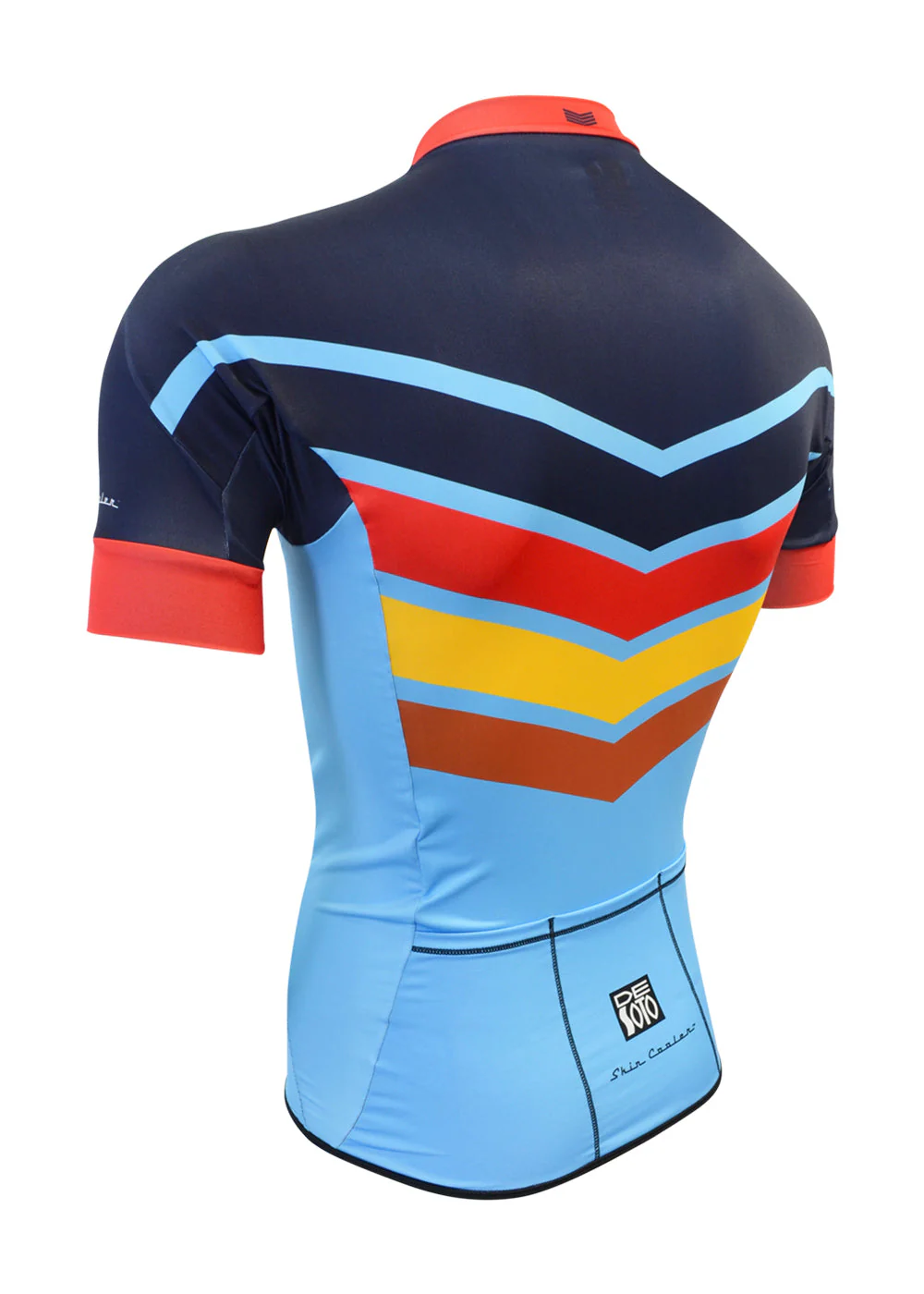 Men's Skin Cooler Full Zip Top - Chevron - Size Small - Image 7