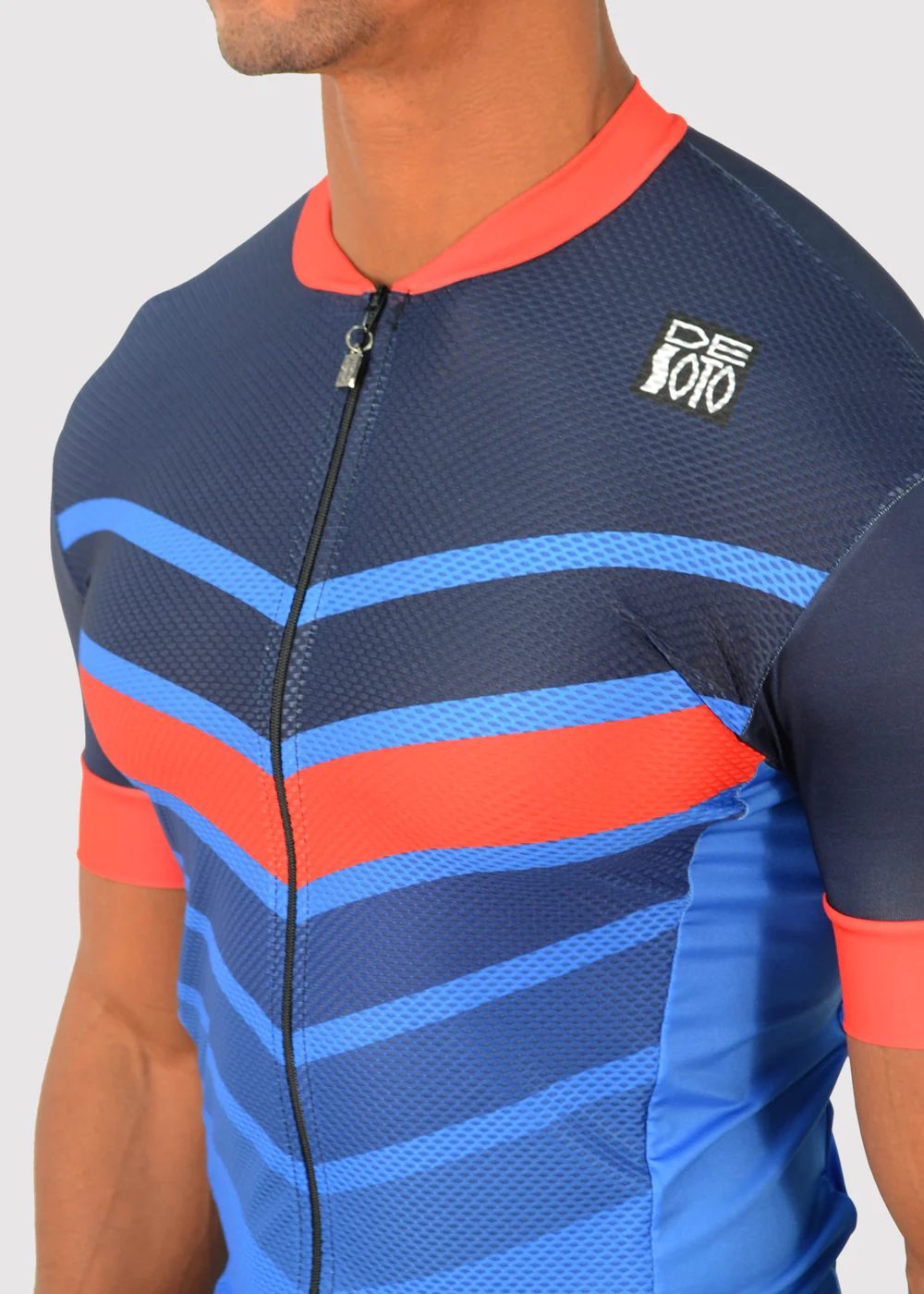 Men's Skin Cooler Full Zip Top - Chevron - Size Small - Image 9