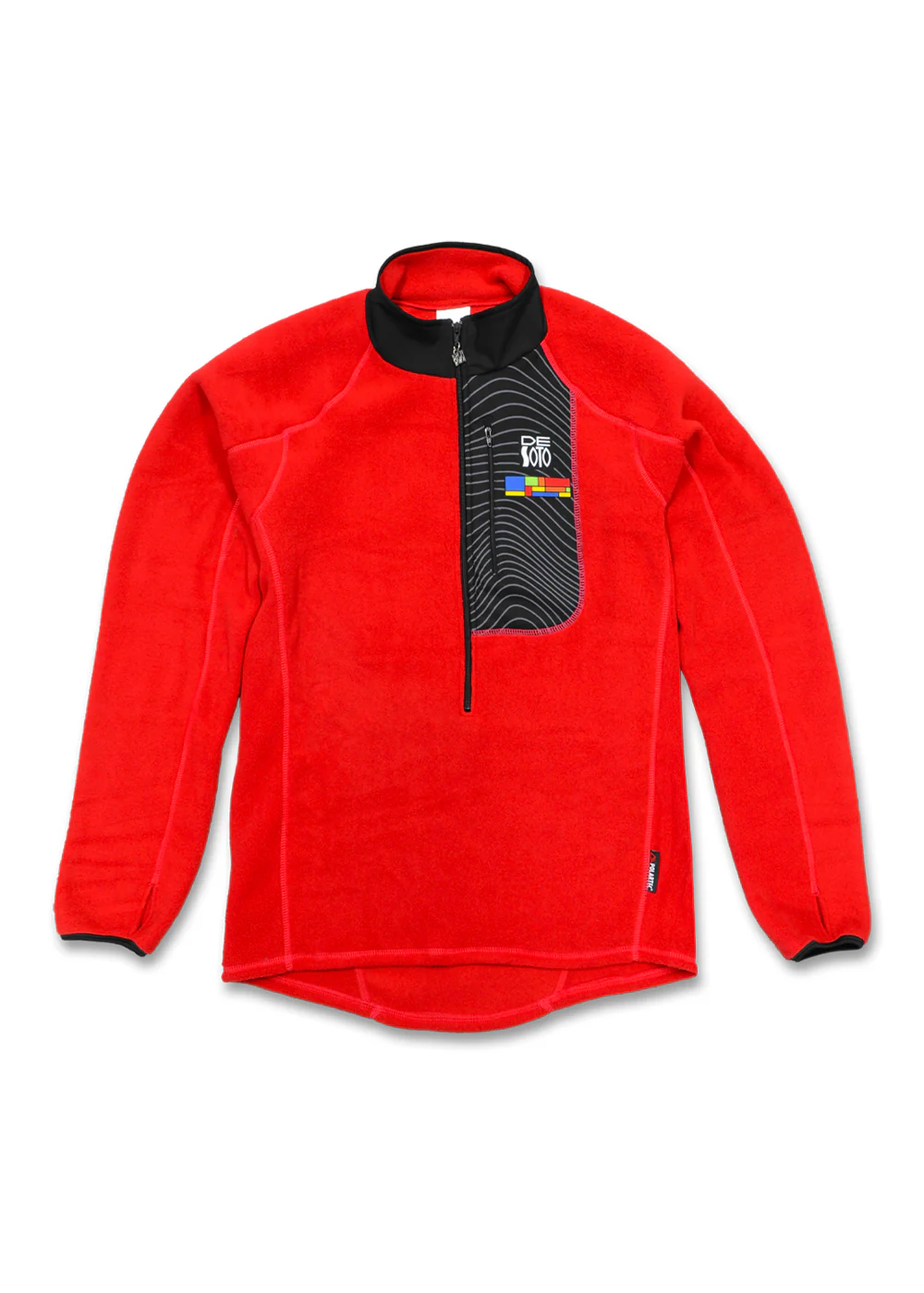 Men's 3/4-Zip Loose Fleece Pullover - Image 4