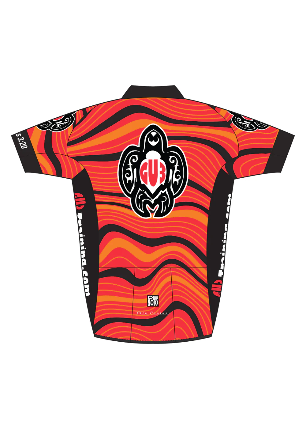 Men's Skin Cooler Full Zip Tri Top Short Sleeve - GU3 - Image 2