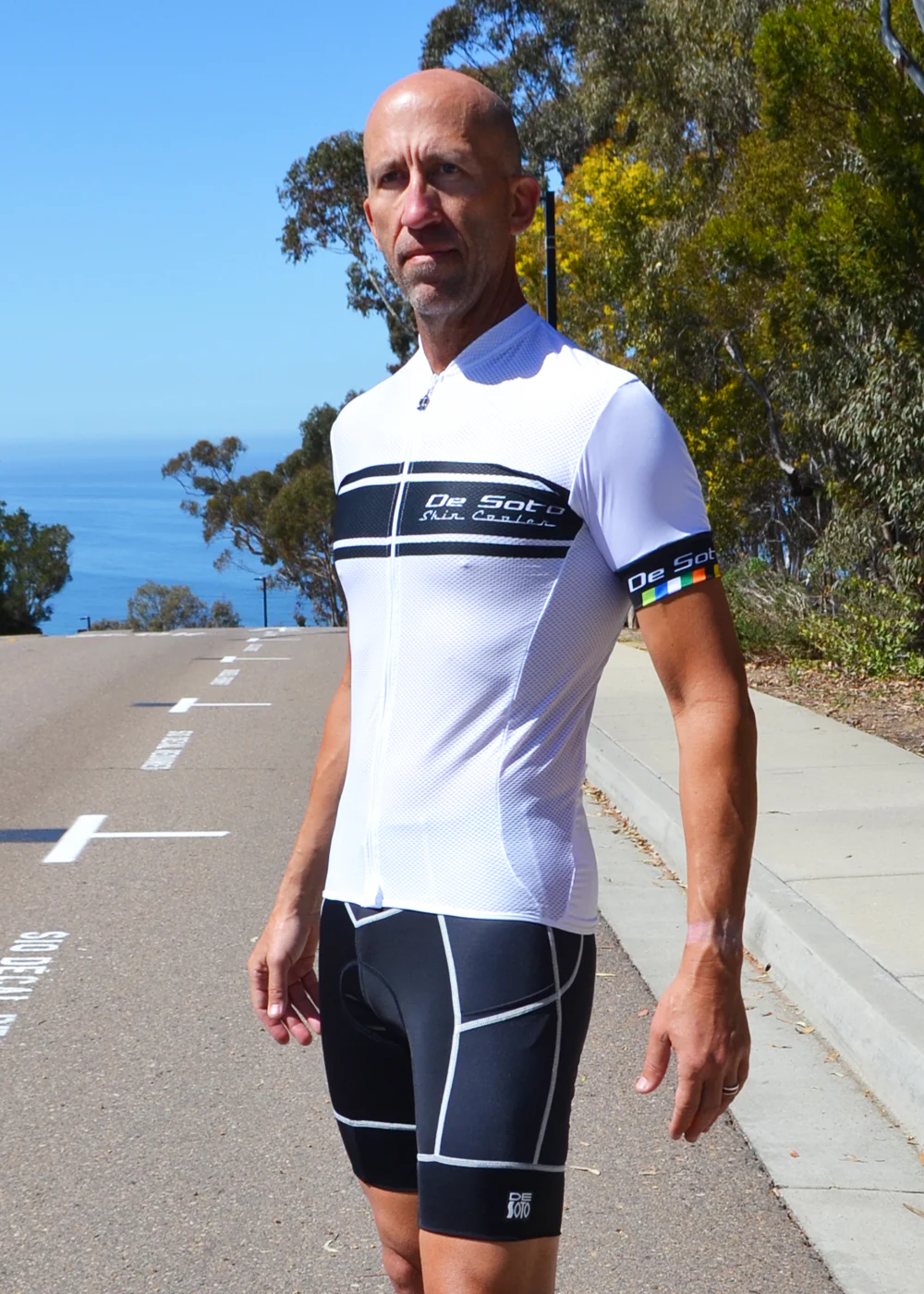 Men's Skin Cooler Full Zip Top Short Sleeve - Custom - Image 12