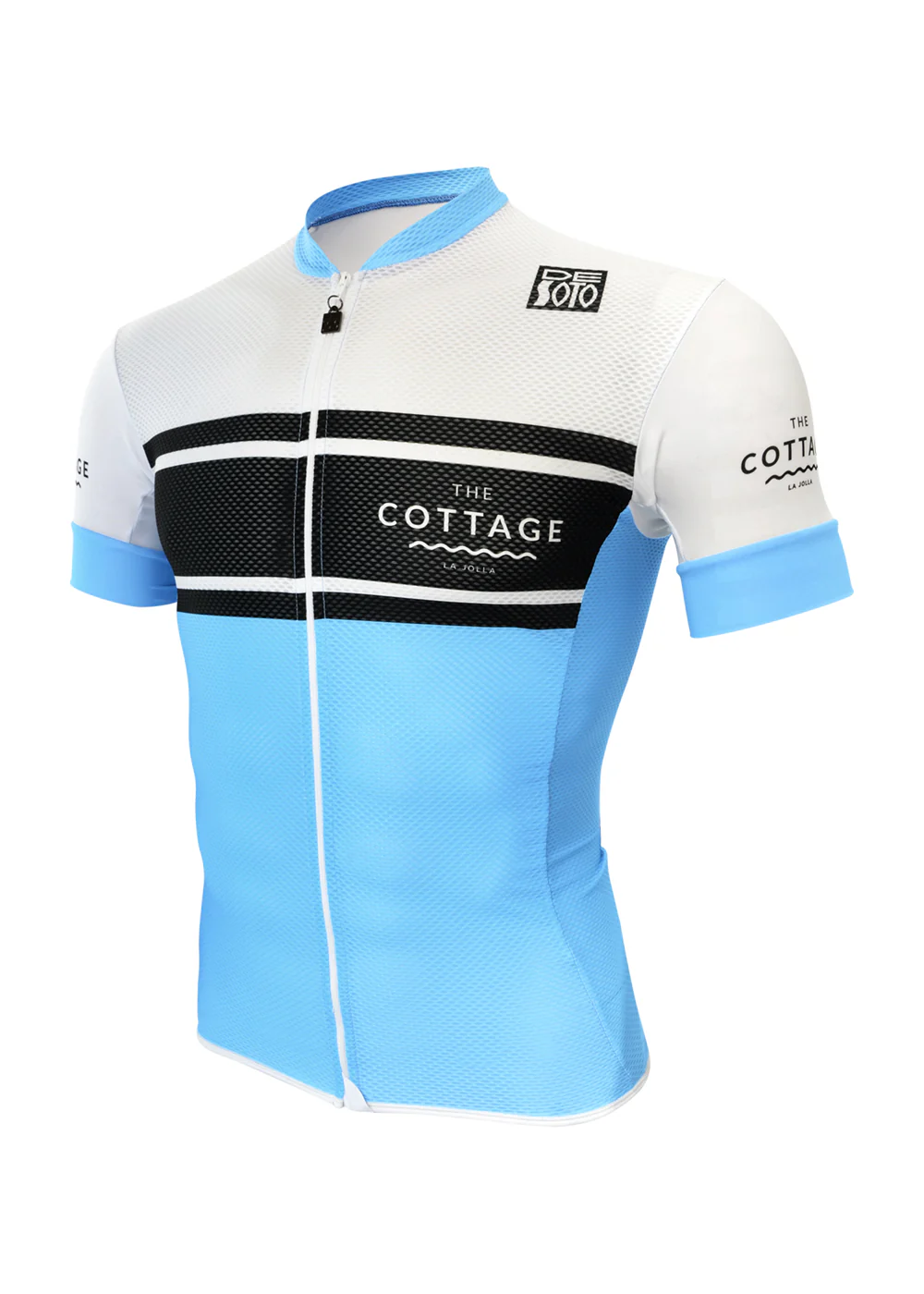 Men's Skin Cooler Full Zip Top Short Sleeve - Custom - Image 5